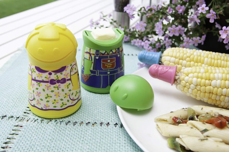 Talisman Designs Girl Keeper & Spreader | Fun & Functional in The Kitchen | Butter Girl for Corn on the Cob | Corn Butter, Spreader | Butter Stick Holder | Yellow - Image 4